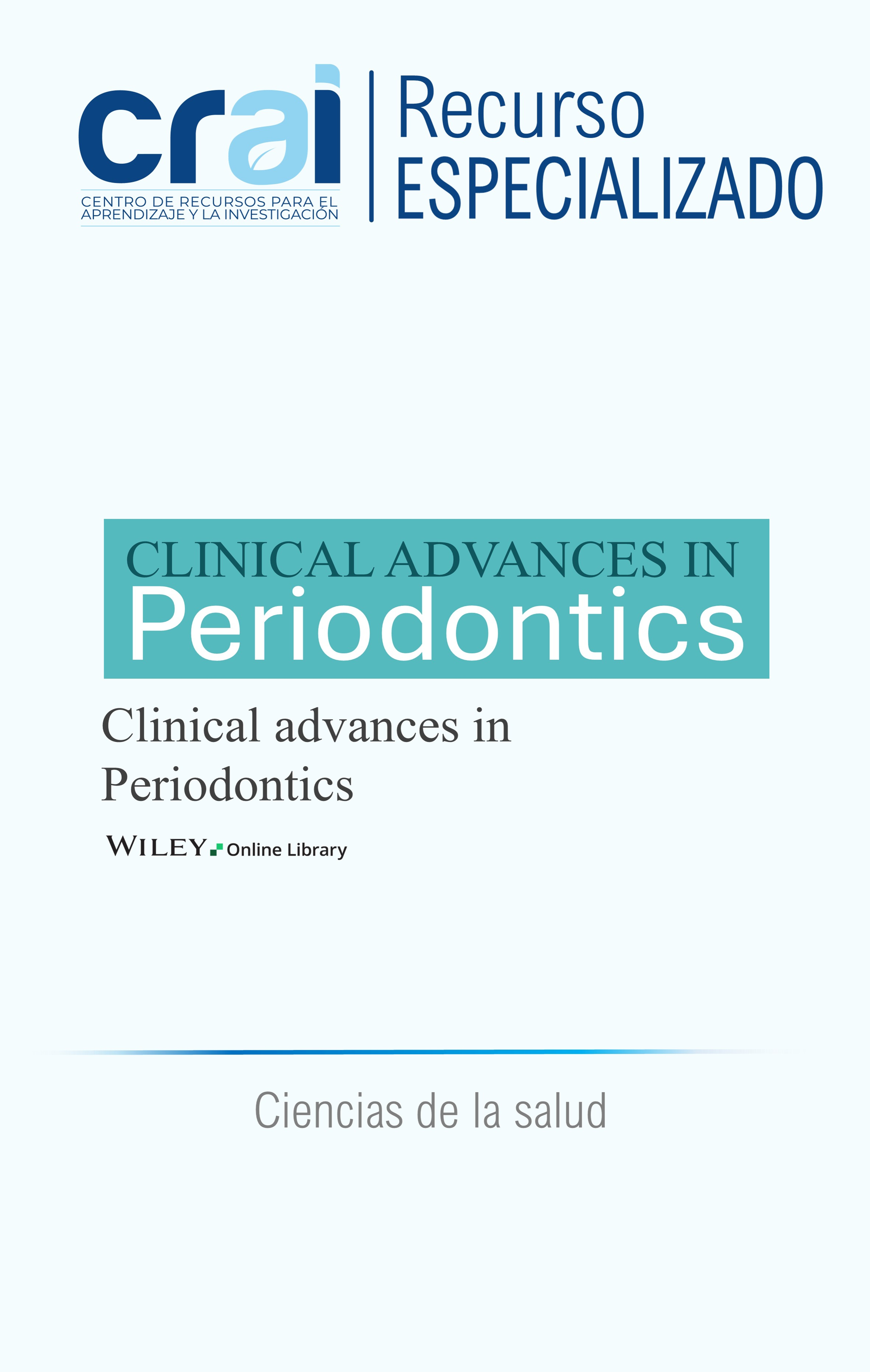 Revista oficial revisada por pares de la Academia Estadounidense de Periodontología